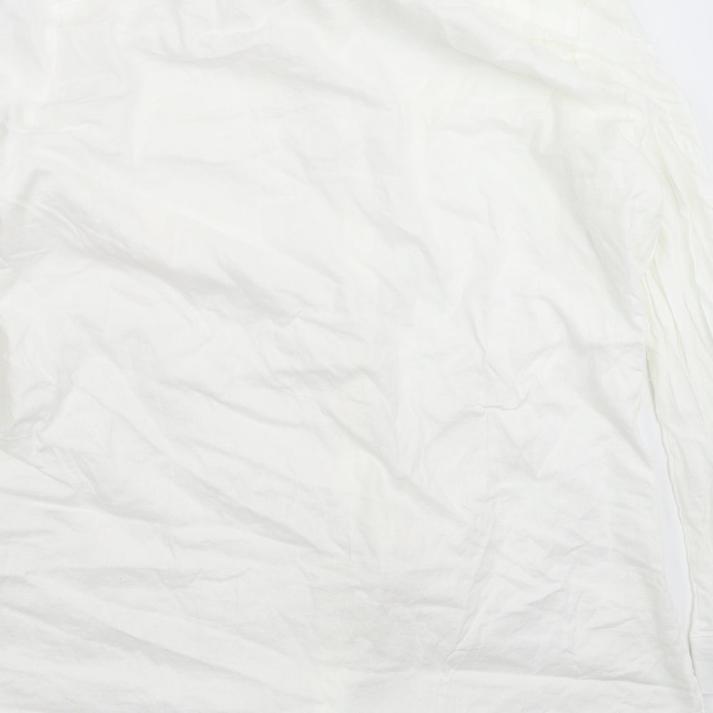 Primark Womens White Shirt Dress Size 18