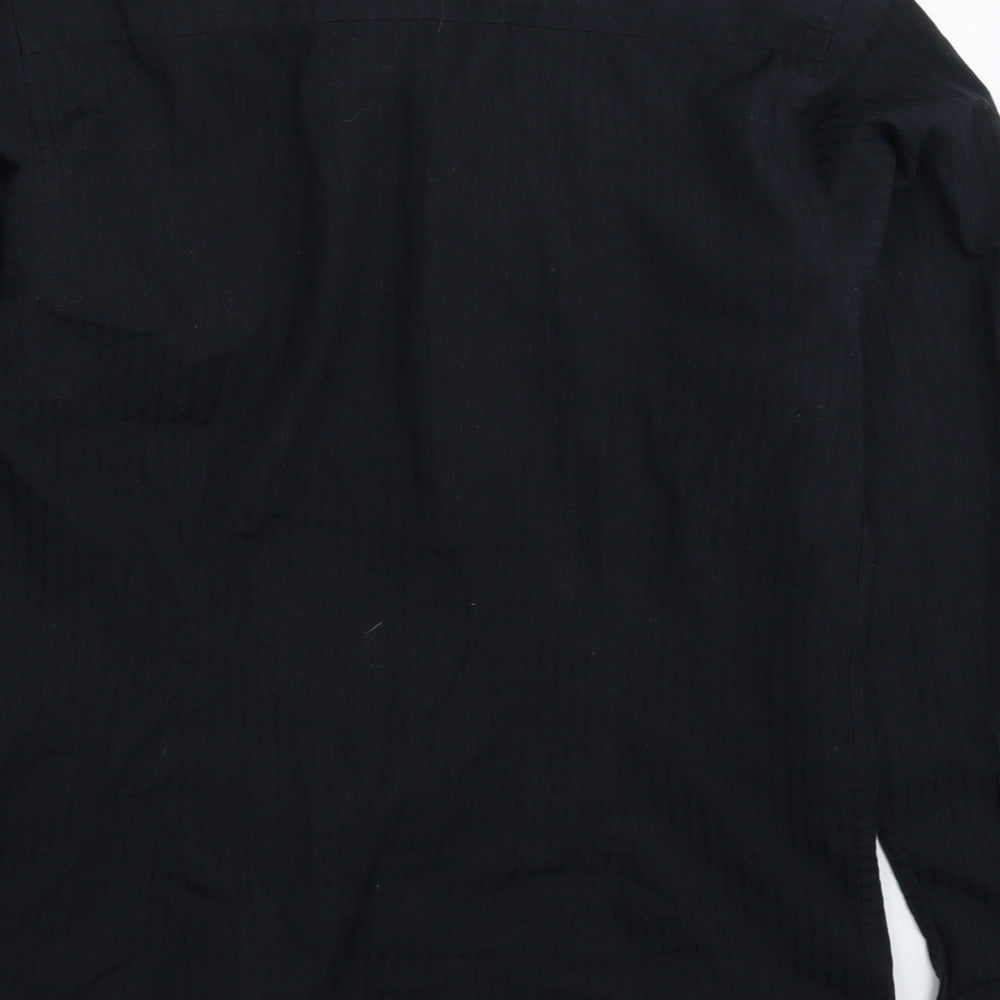 Cedar Wood State Mens Black Button-Up Size M
