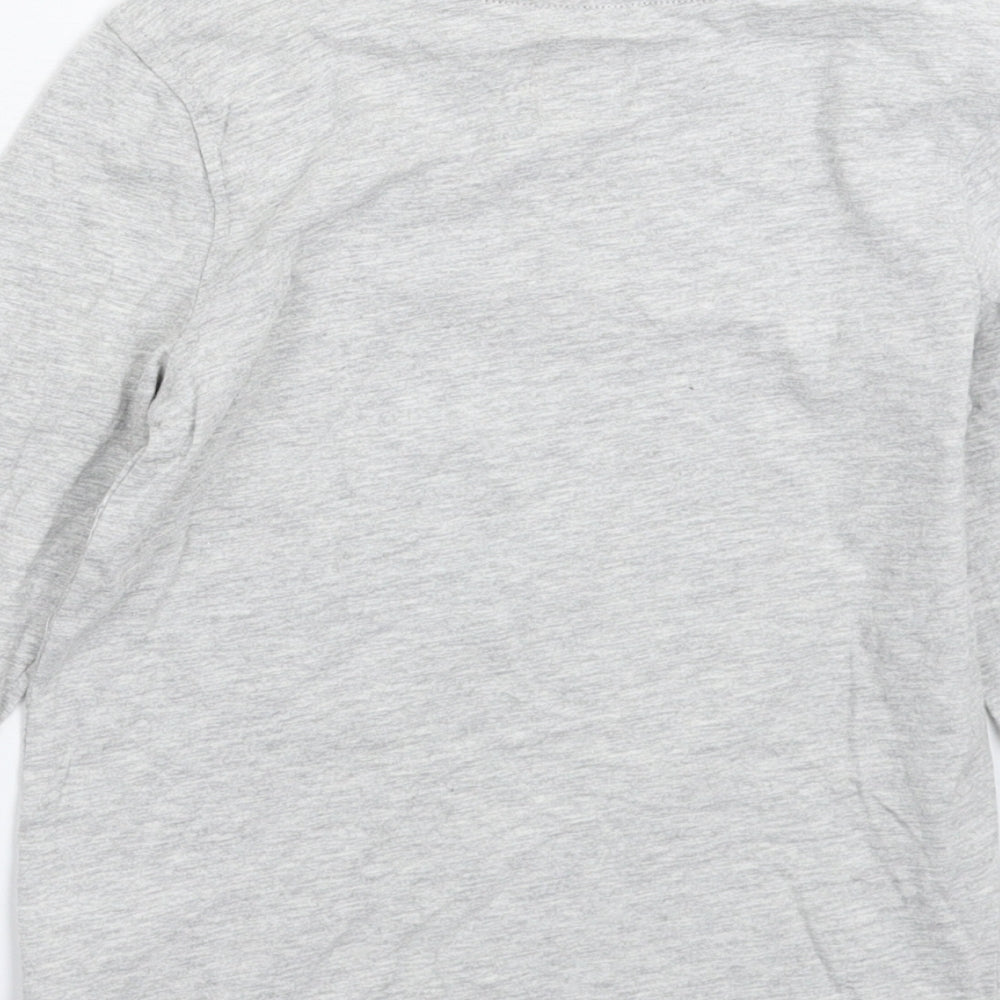 George Boys Grey Basic T-Shirt Size 5-6 Years