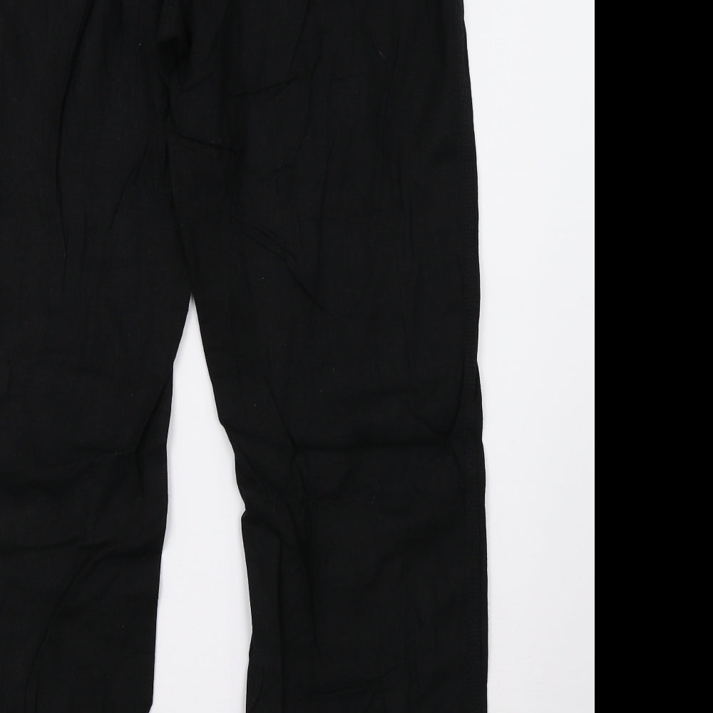 Matalan Womens Black Trousers Size 12 L29 in