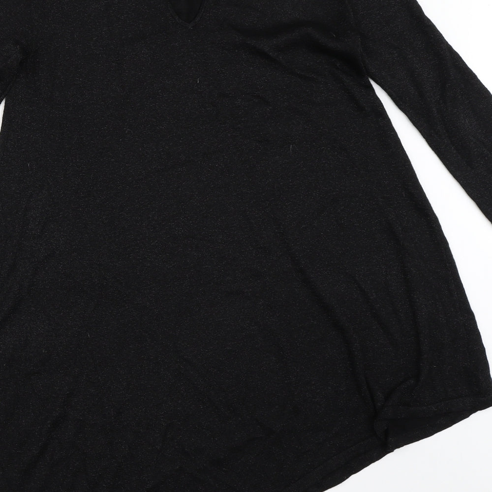 NEXT Womens Black Pullover Jumper Size 10