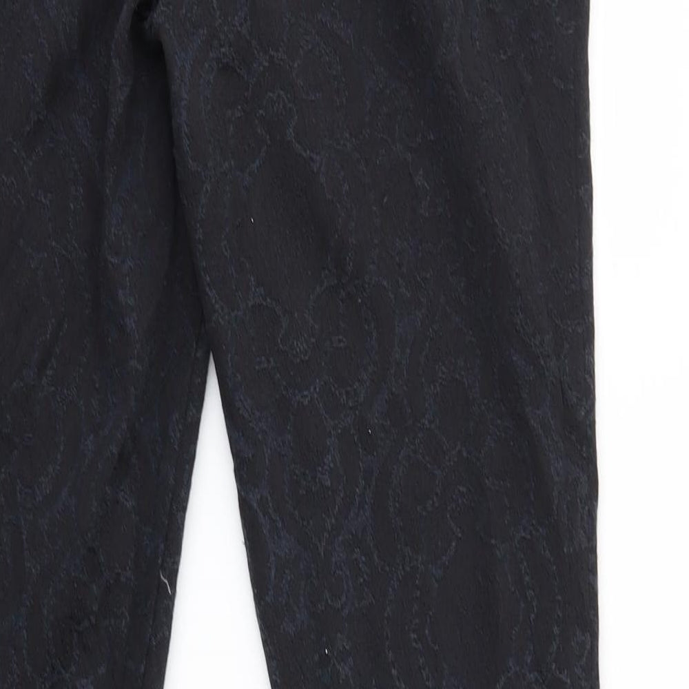 Woolworhts Womens Black Trousers Size 10 L30 in