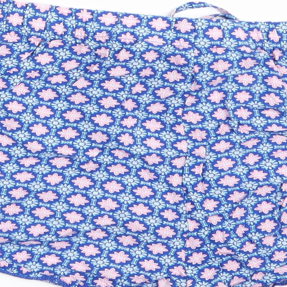 Love to Lounge Womens Blue Floral Sleep Shorts Size 10