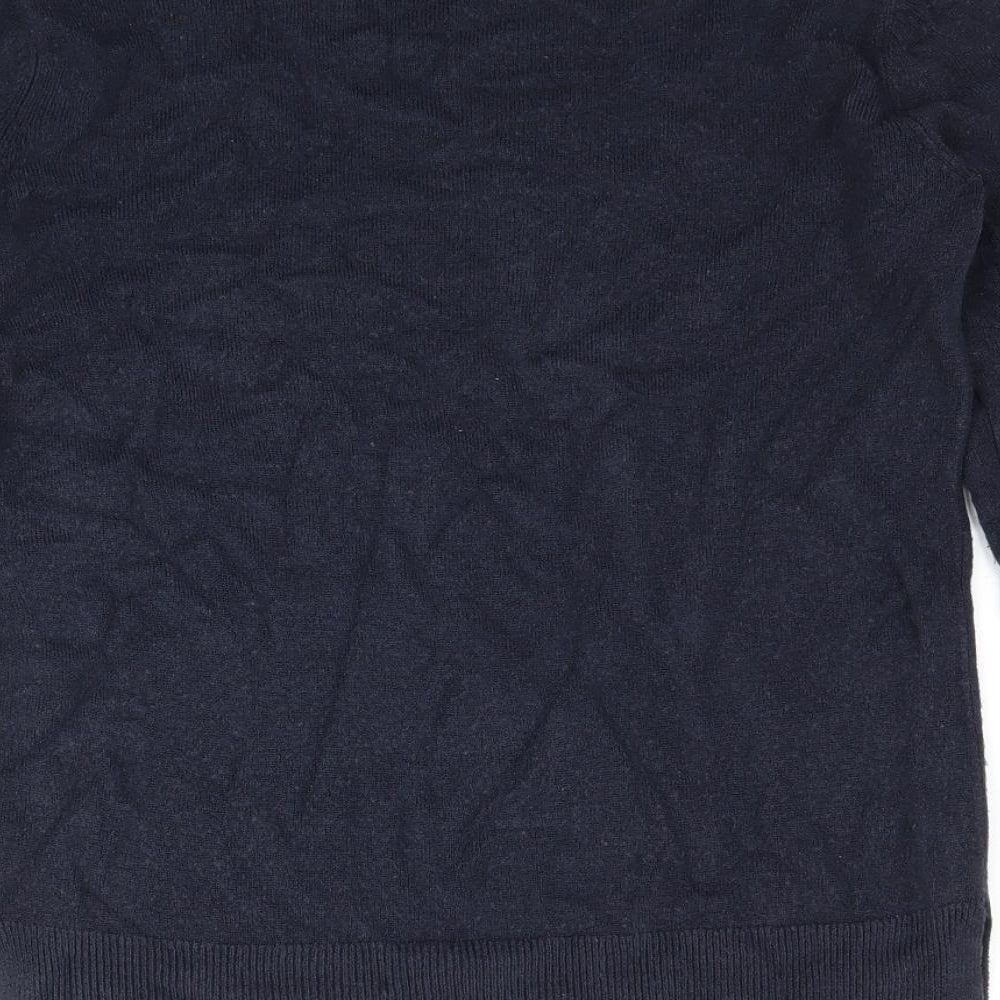Marks and Spencer Womens Blue Knit Pullover Jumper Size 8