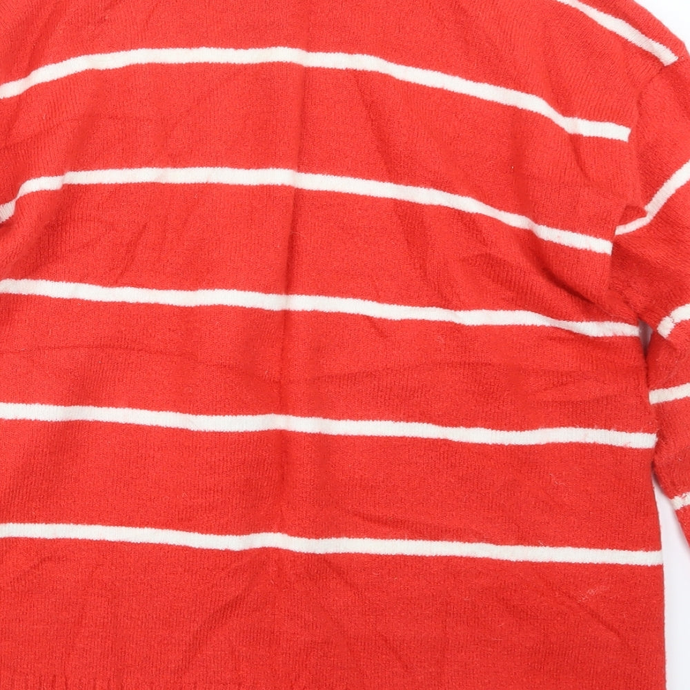 Marks and Spencer Womens Red Knit Pullover Jumper Size M