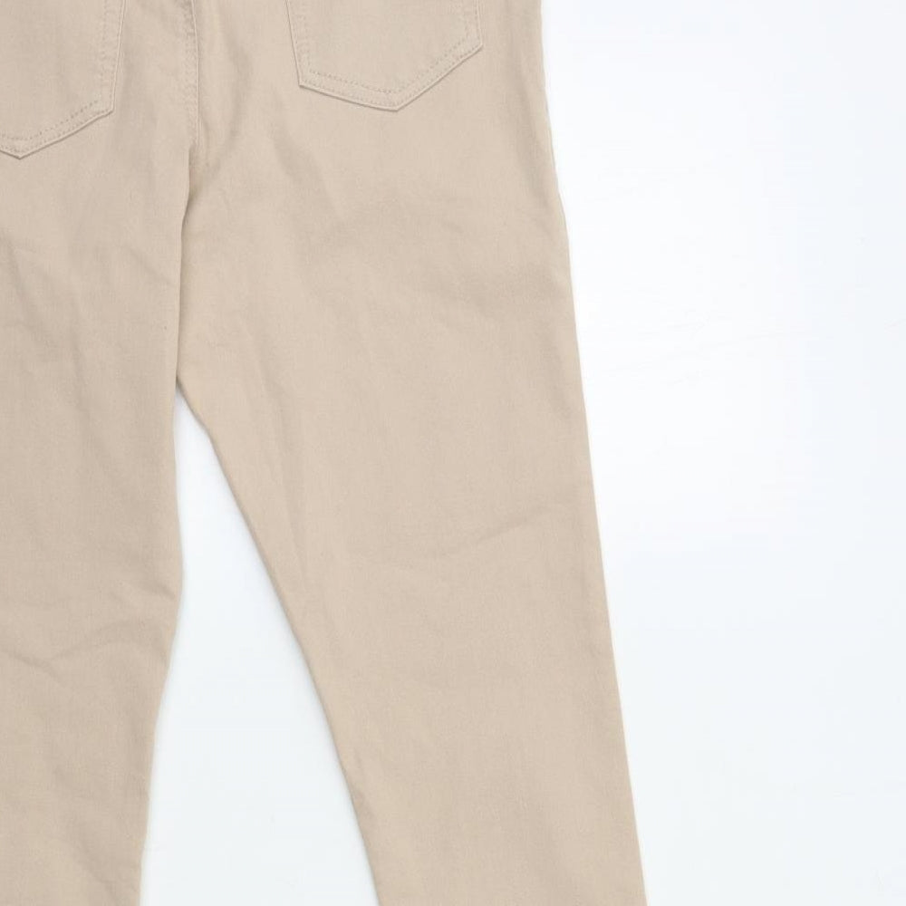 Preworn Womens Beige Denim Jegging Jeans Size 28 in L28 in