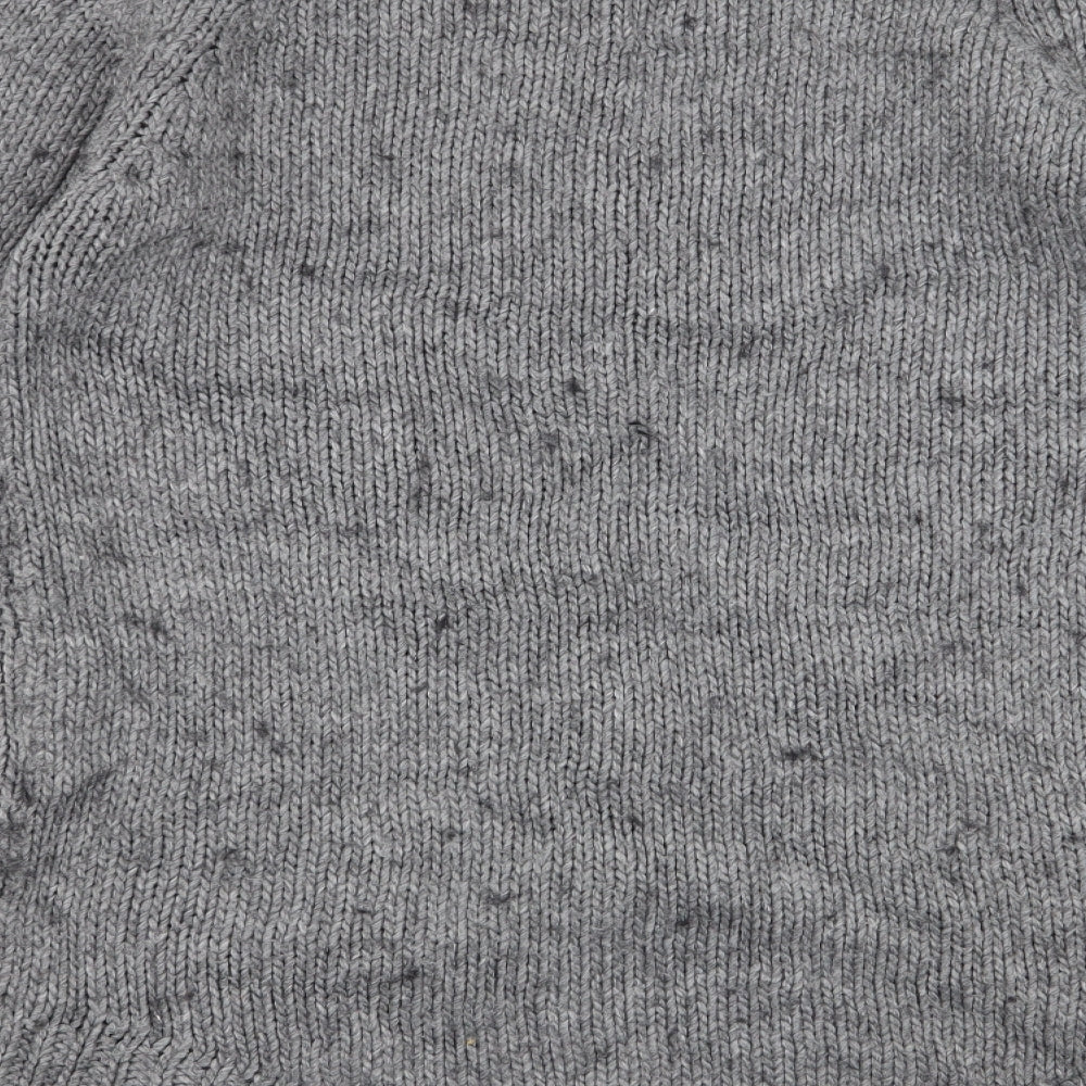 cocogio Womens Grey Polka Dot Pullover Jumper Size 10