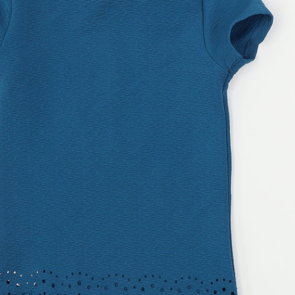 F&F Girls Green Basic T-Shirt Size 8-9 Years