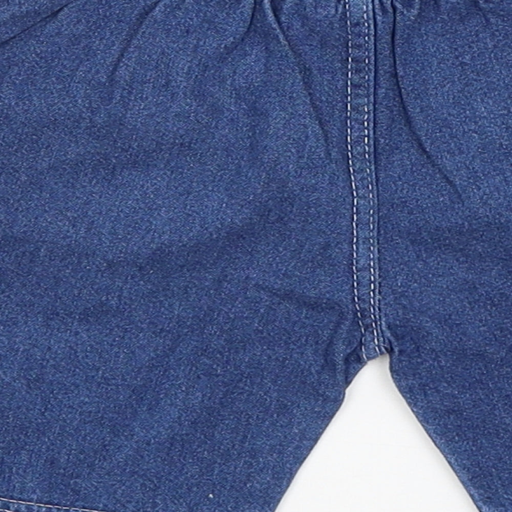 Preworn Baby Blue Cropped Trousers Size 12-18 Months