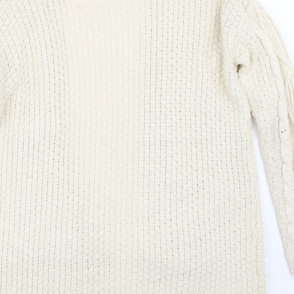 FOREVER 21 Womens Beige Cardigan Jumper Size M