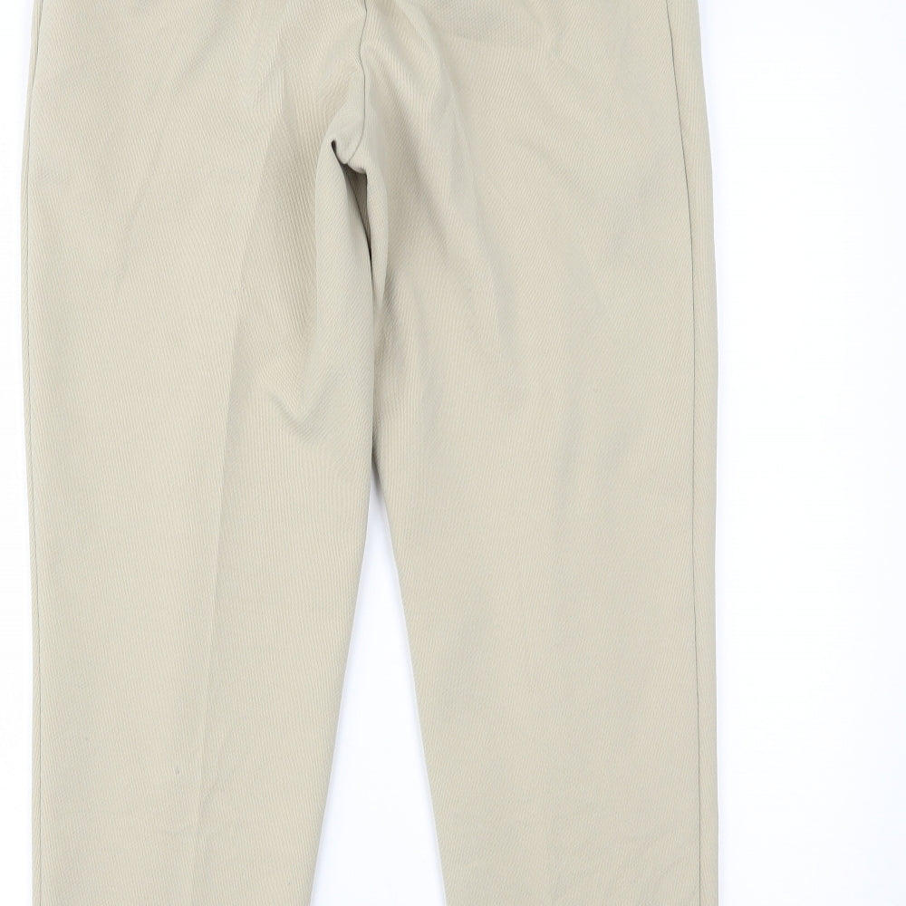 Marks and Spencer Womens Beige Trousers Size 16 L24 in