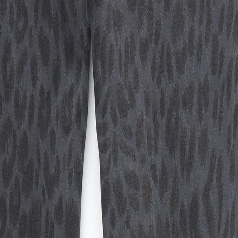 Redial Womens Multicoloured Animal Print Skinny Jeans Size 6 L27 in