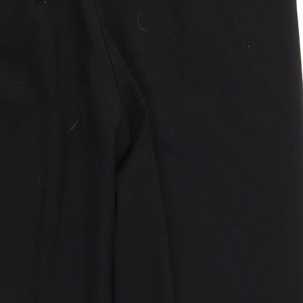 slimma Womens Black Dress Pants Trousers Size 14 L28 in