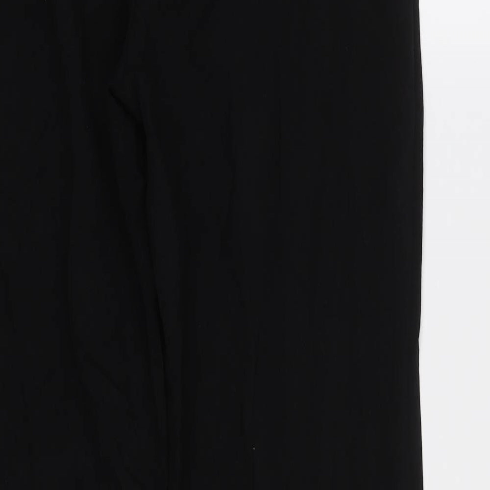 M&S Womens Black Dress Pants Trousers Size 10 L28 in