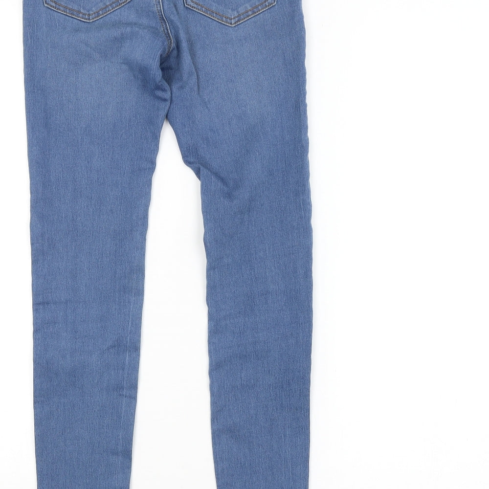 DENIM CO. Womens Blue Skinny Jeans Size 8 L26 in