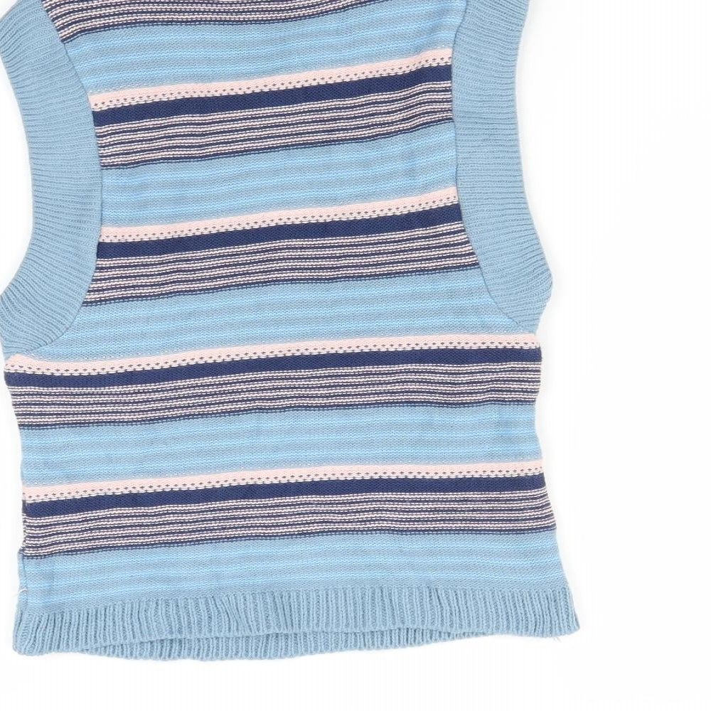 Nasty Gal Womens Multicoloured Striped Pullover Jumper Size M