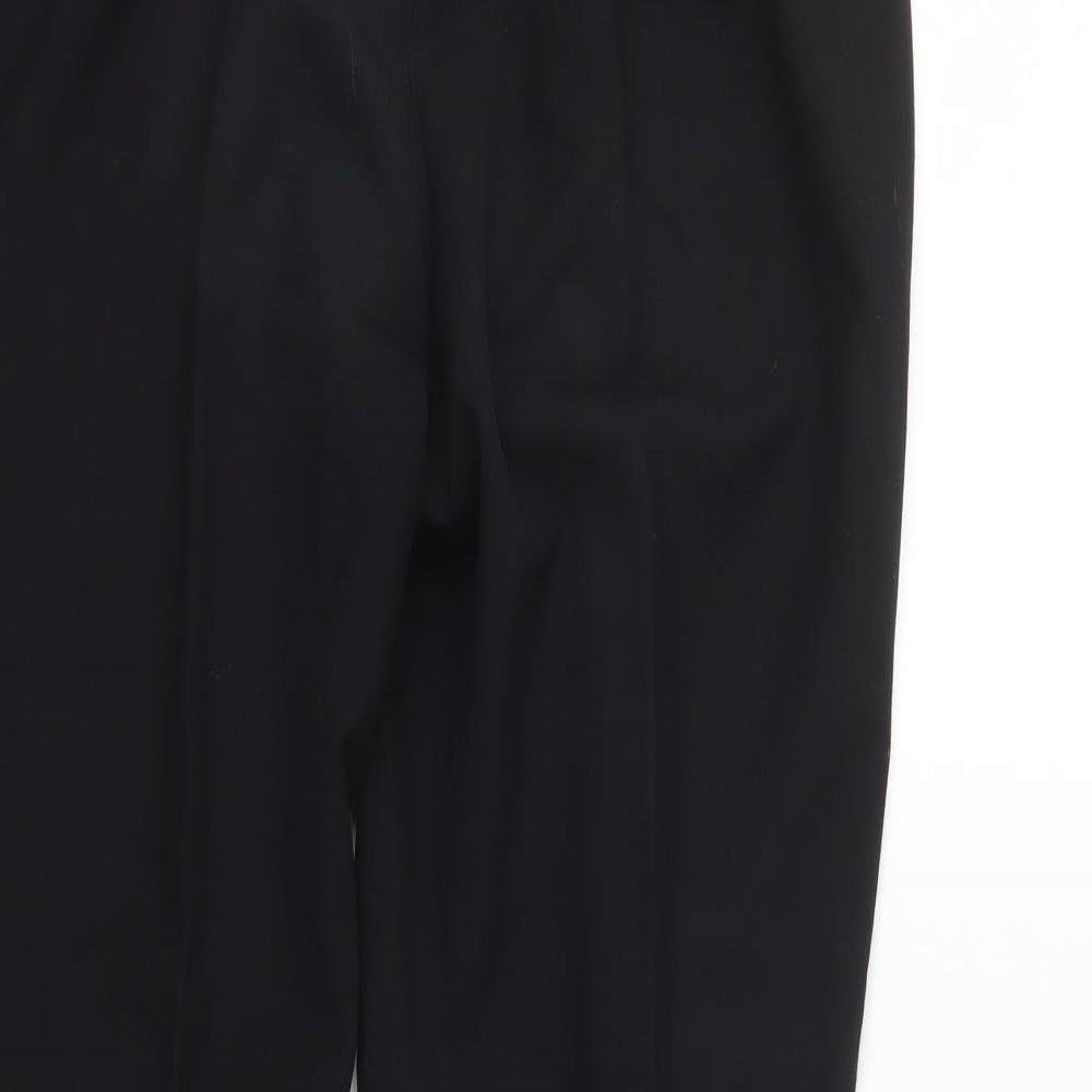 M&S Womens Black Sweatpants Trousers Size 34 in L28 in