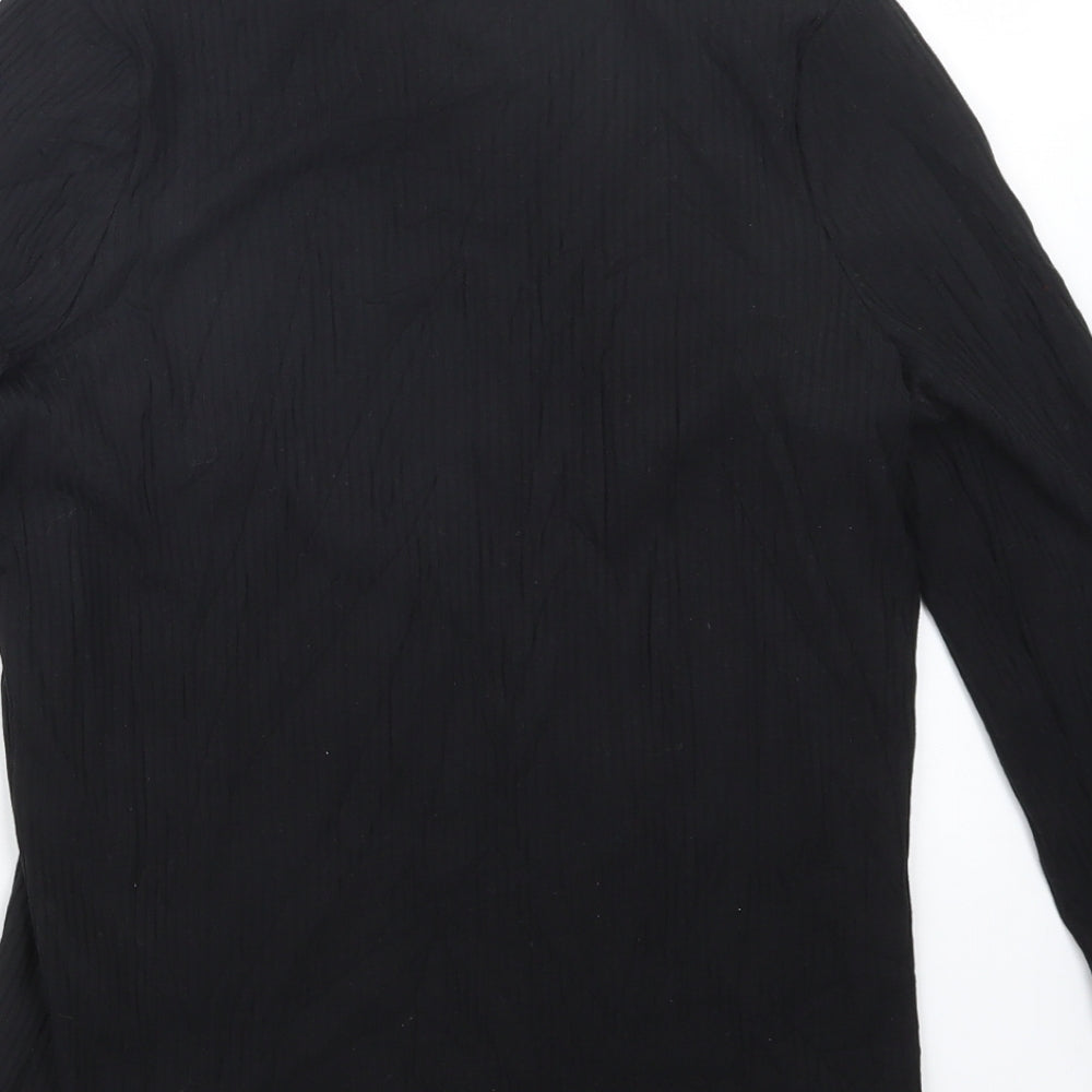 M&Co Womens Black Pullover Jumper Size 10