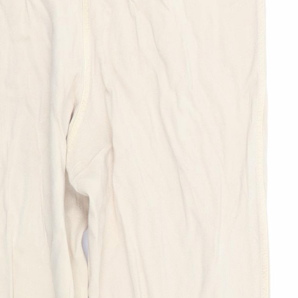 offshoot Womens Beige Trousers Size S L23 in