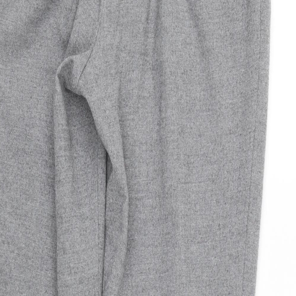 H&M Womens Grey Trousers Size 10 L25 in