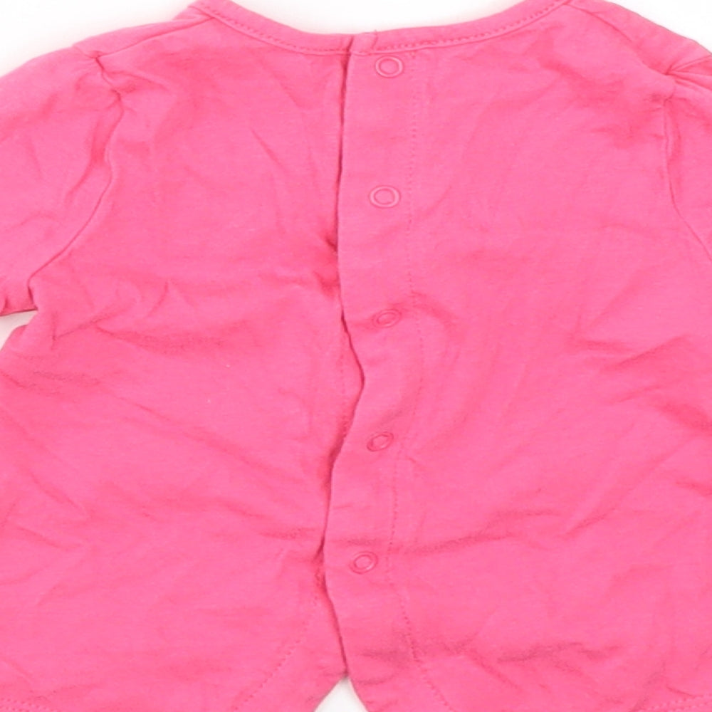 Billieblush Girls Pink Basic T-Shirt Size 6-9 Months