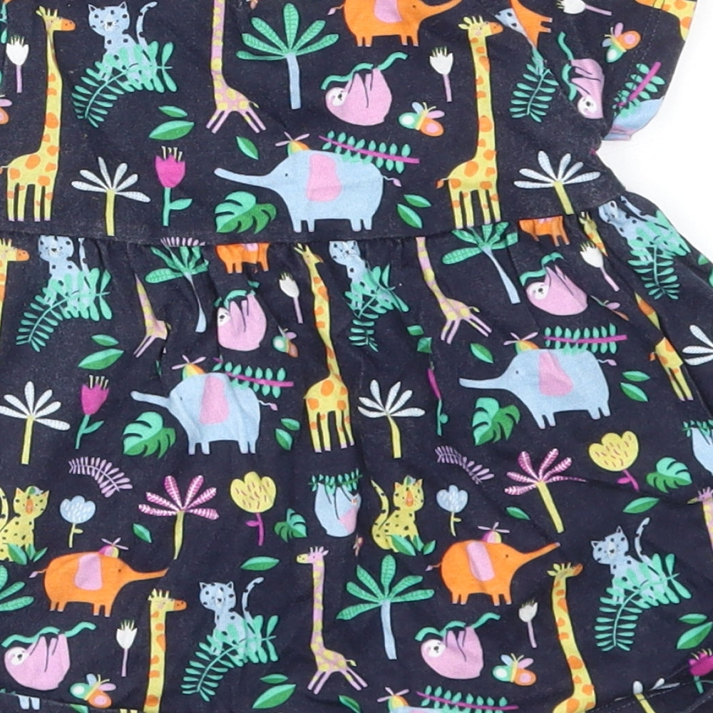 Debenhams Girls Multicoloured Animal Print Fit & Flare Size 3-6 Months