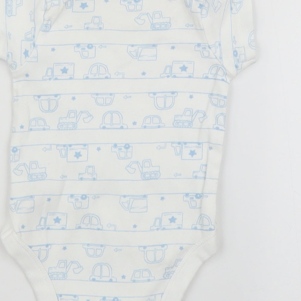 TU Baby White Babygrow One-Piece Size 0-3 Months