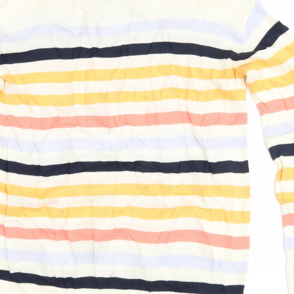 Marks and Spencer Womens Multicoloured Striped Pullover Jumper Size XS
