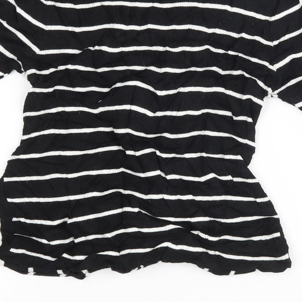 Topshop Womens Multicoloured Striped Pullover Jumper Size XS