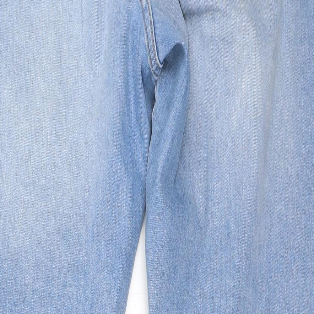 Marks and Spencer Womens Blue Denim Straight Jeans Size 36 in L27.5 in