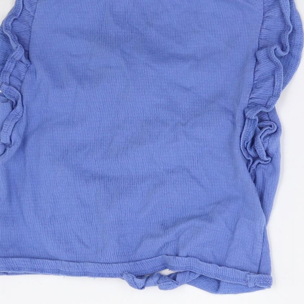 F&F Girls Blue Basic Blouse Size 5-6 Years