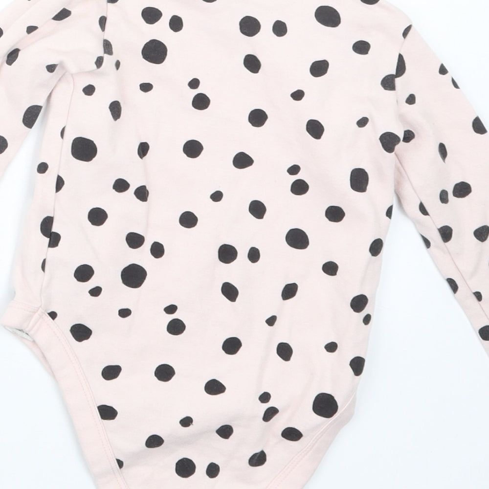 Disney Baby Girls Pink Geometric Babygrow One-Piece Size 12-18 Months