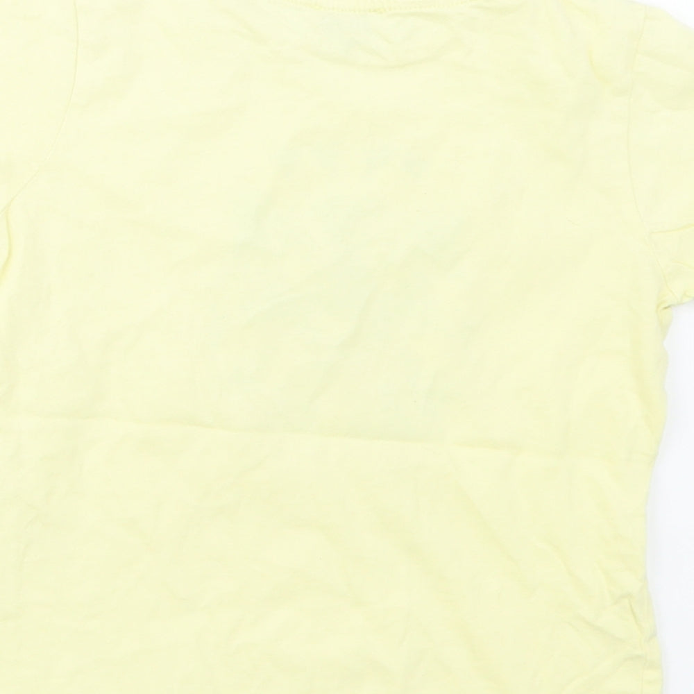 SOOBE Boys Yellow Basic T-Shirt Size 6 Years