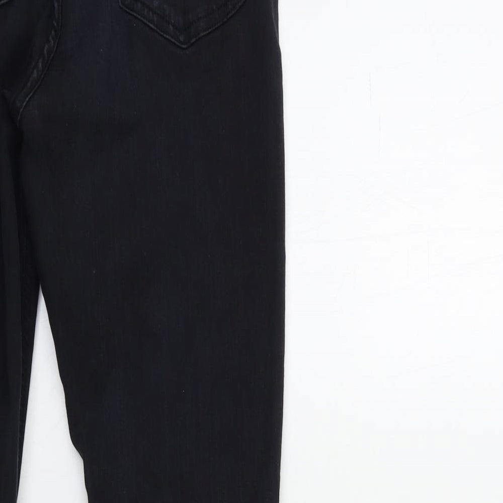 Topshop Womens Black Denim Skinny Jeans Size 30 in L32 in