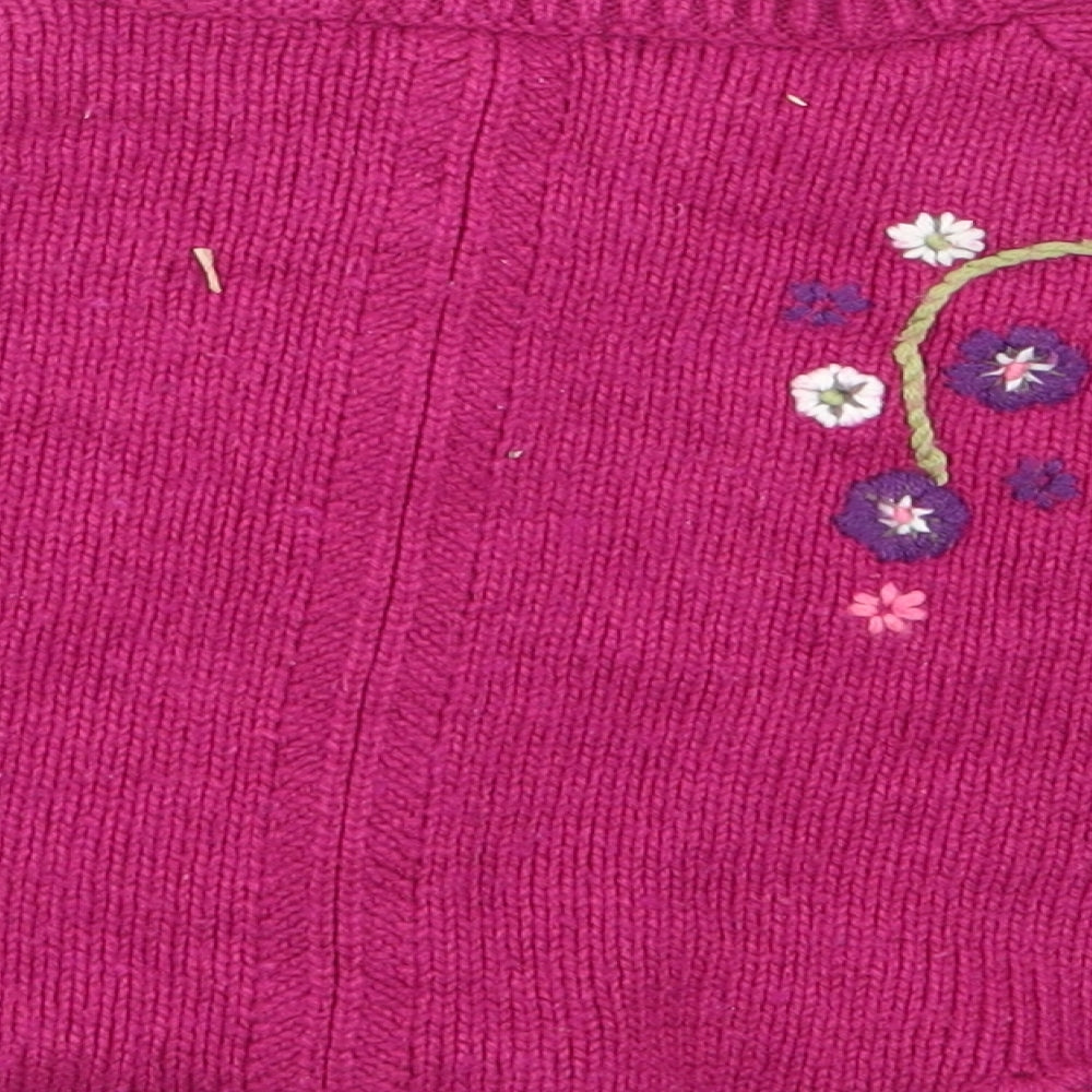 John Lewis Girls Purple Floral Flare Skirt Size 9-12 Months