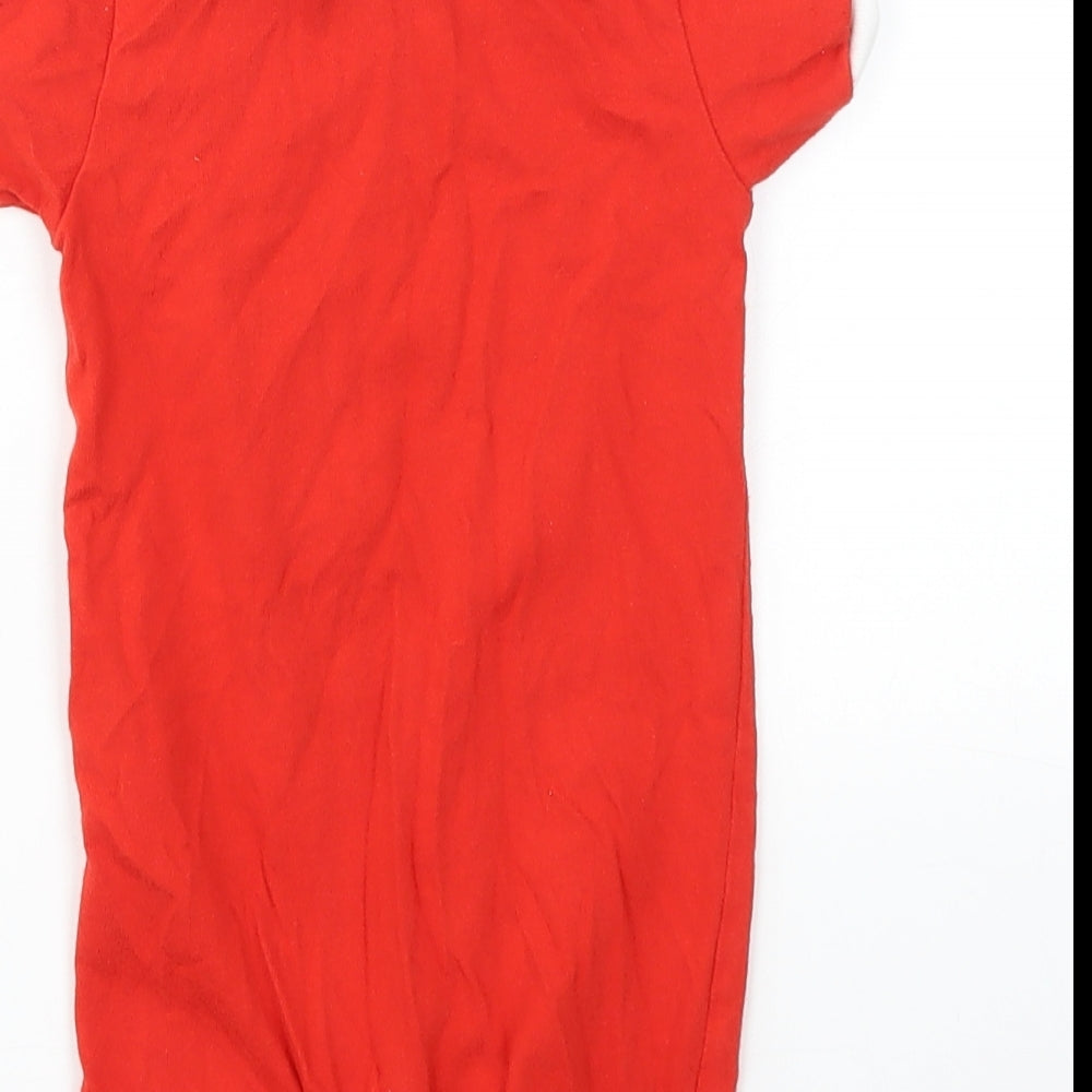 Universal Boys Red Babygrow One-Piece Size 6-9 Months