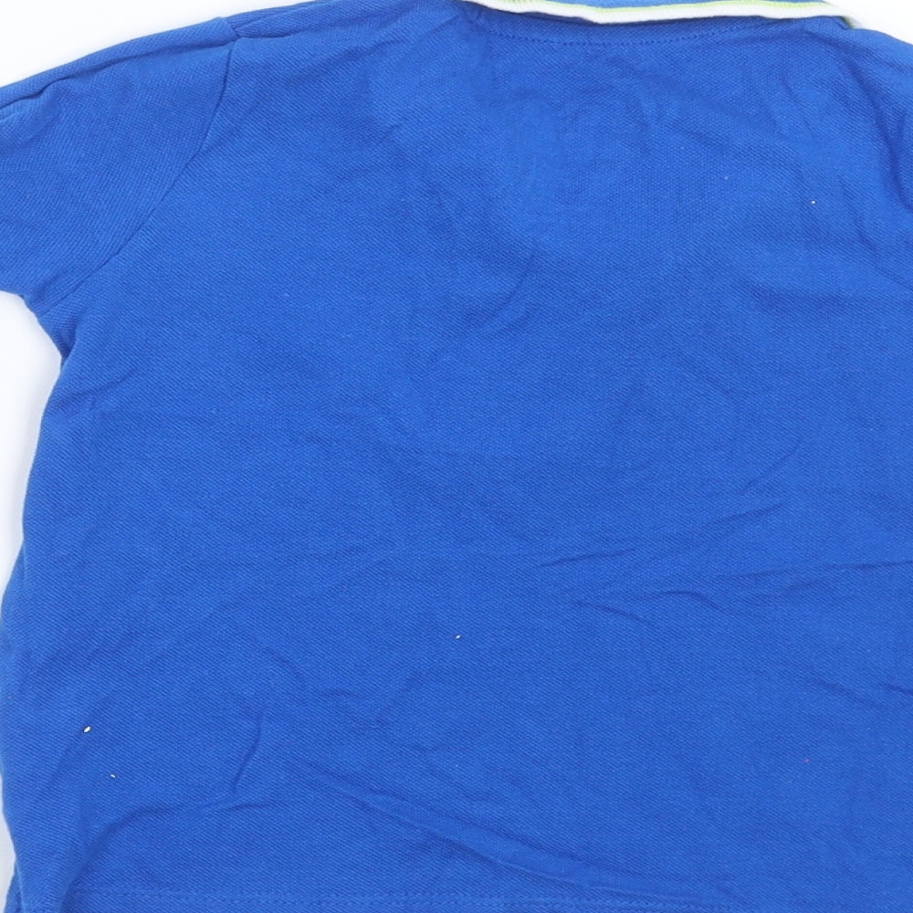 Fred & FLo Baby Blue Basic Polo Size 18-24 Months