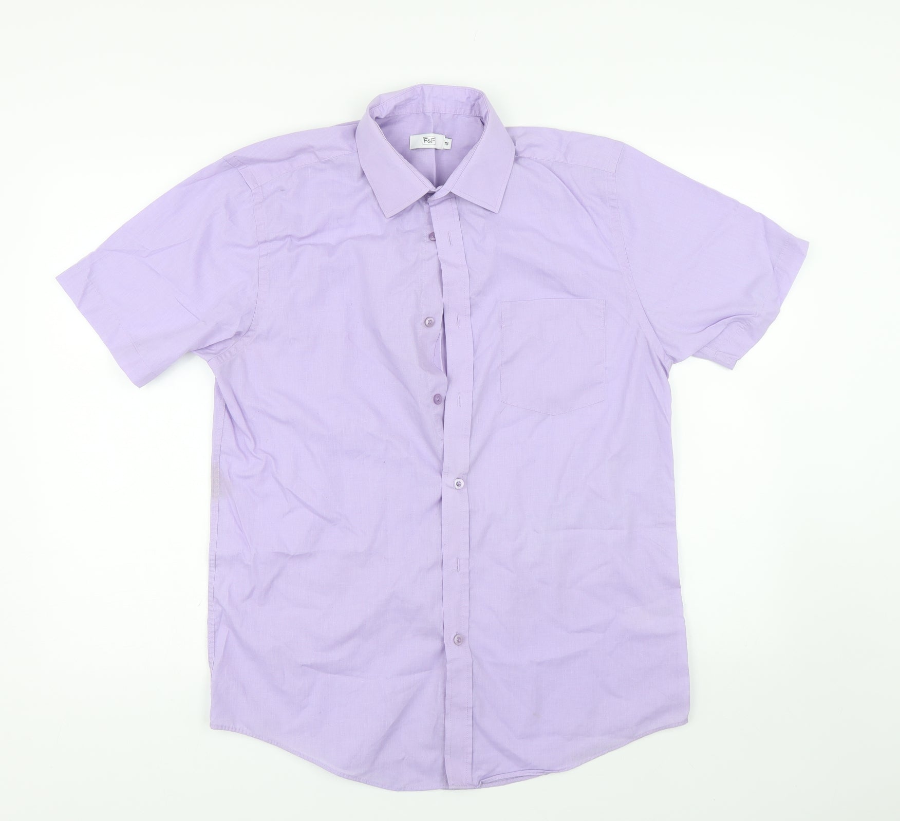 George Mens Purple Dress Shirt Size 15 – Preworn