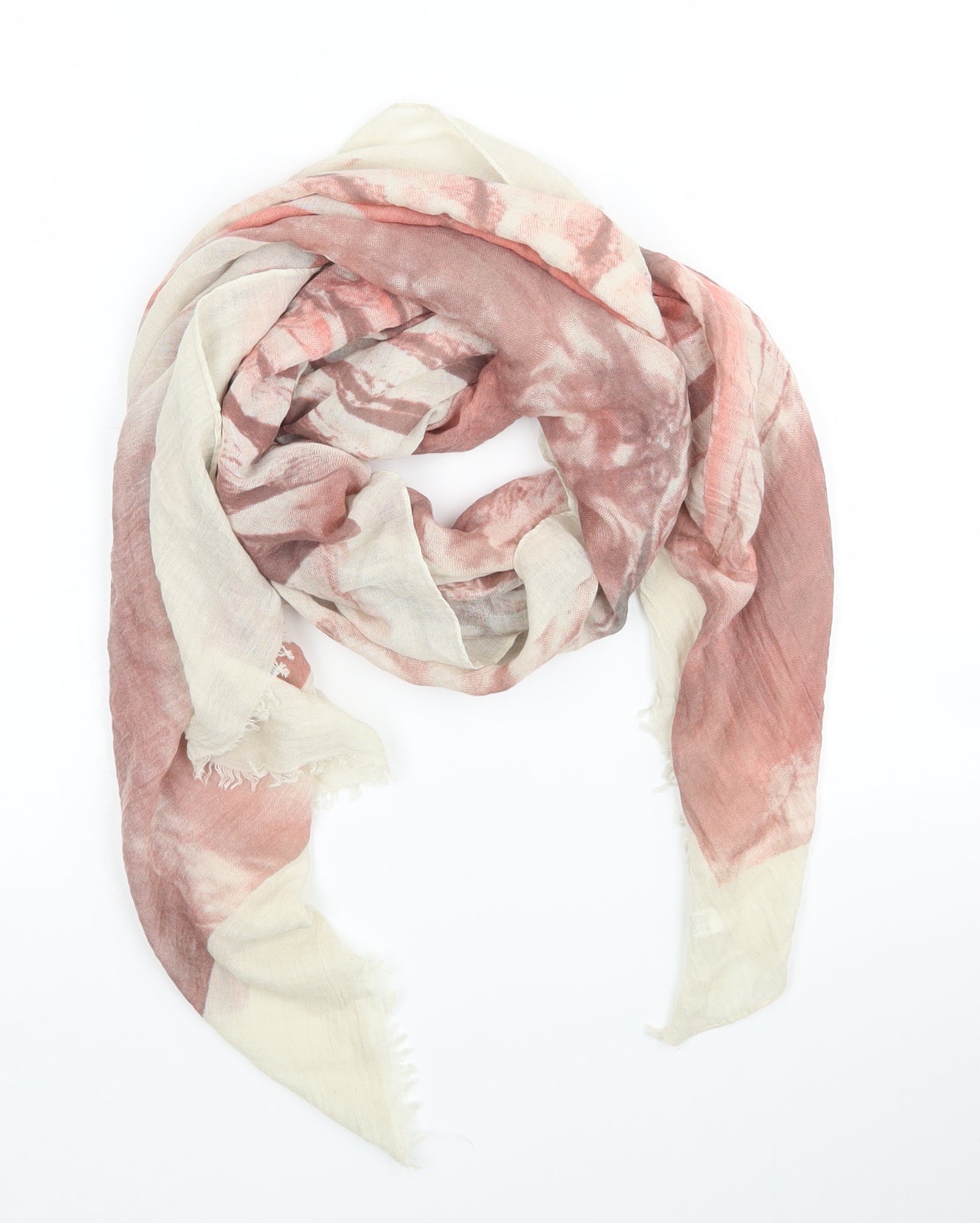 Preworn Womens Pink Scarf