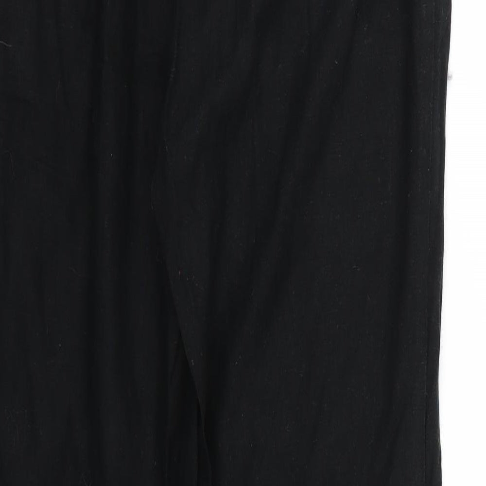 Marks and Spencer Womens Black Trousers Size 12 L26 in