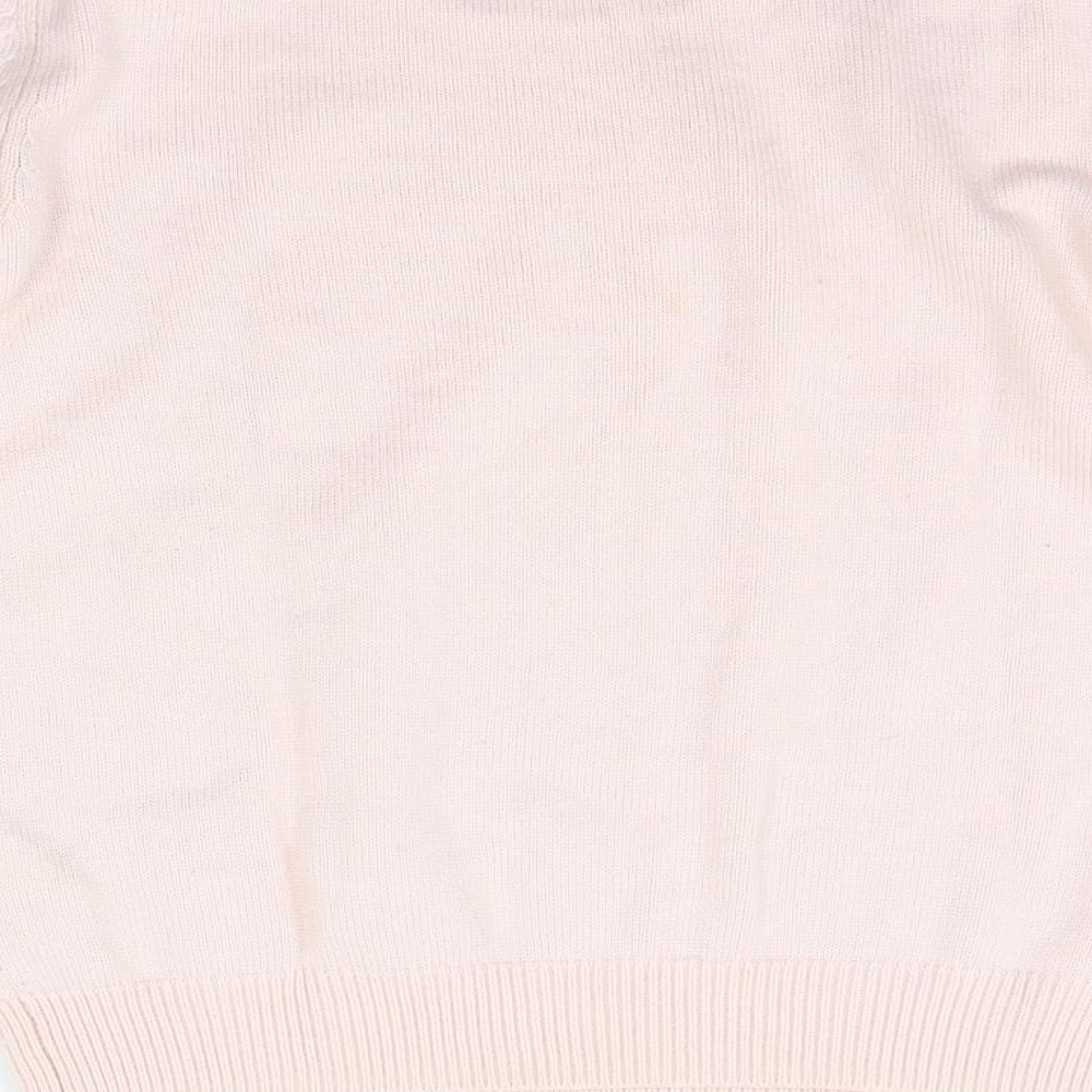 H&M Womens Pink Pullover Jumper Size M