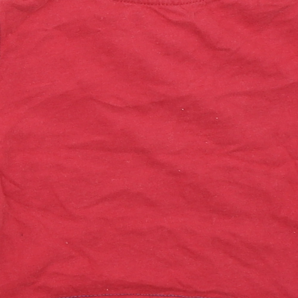 Pumpkin Patch Boys Red Basic T-Shirt Size 0-3 Months