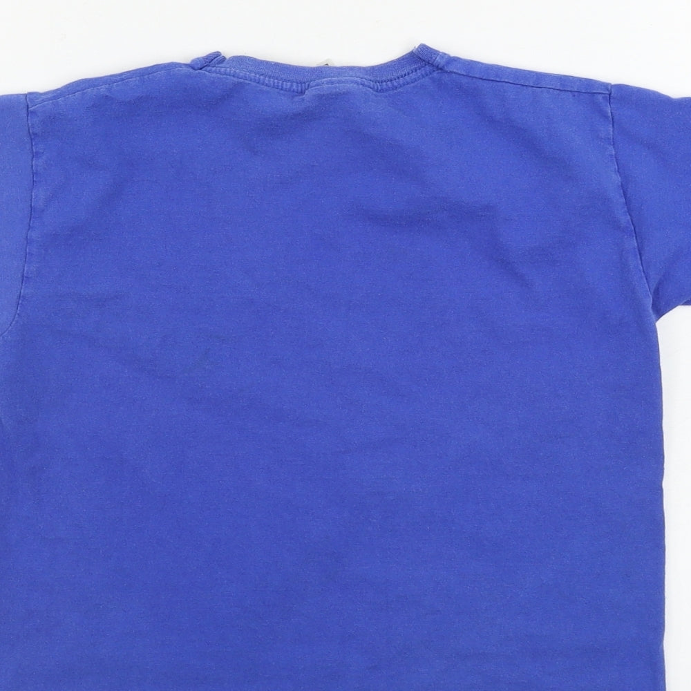 Fruit of the Loom Boys Blue Basic T-Shirt Size 5-6 Years