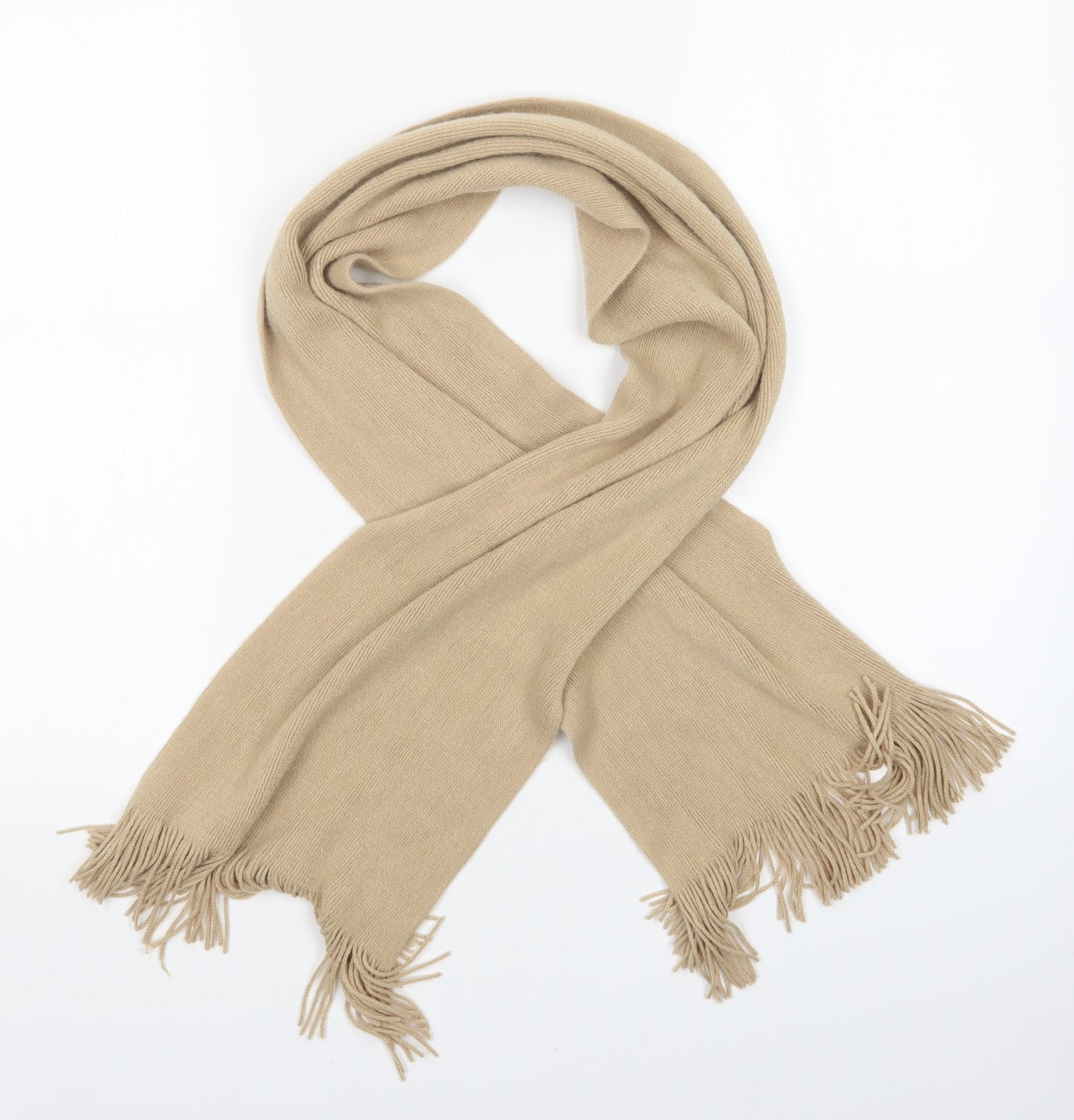 Preworn Unisex Beige Scarf