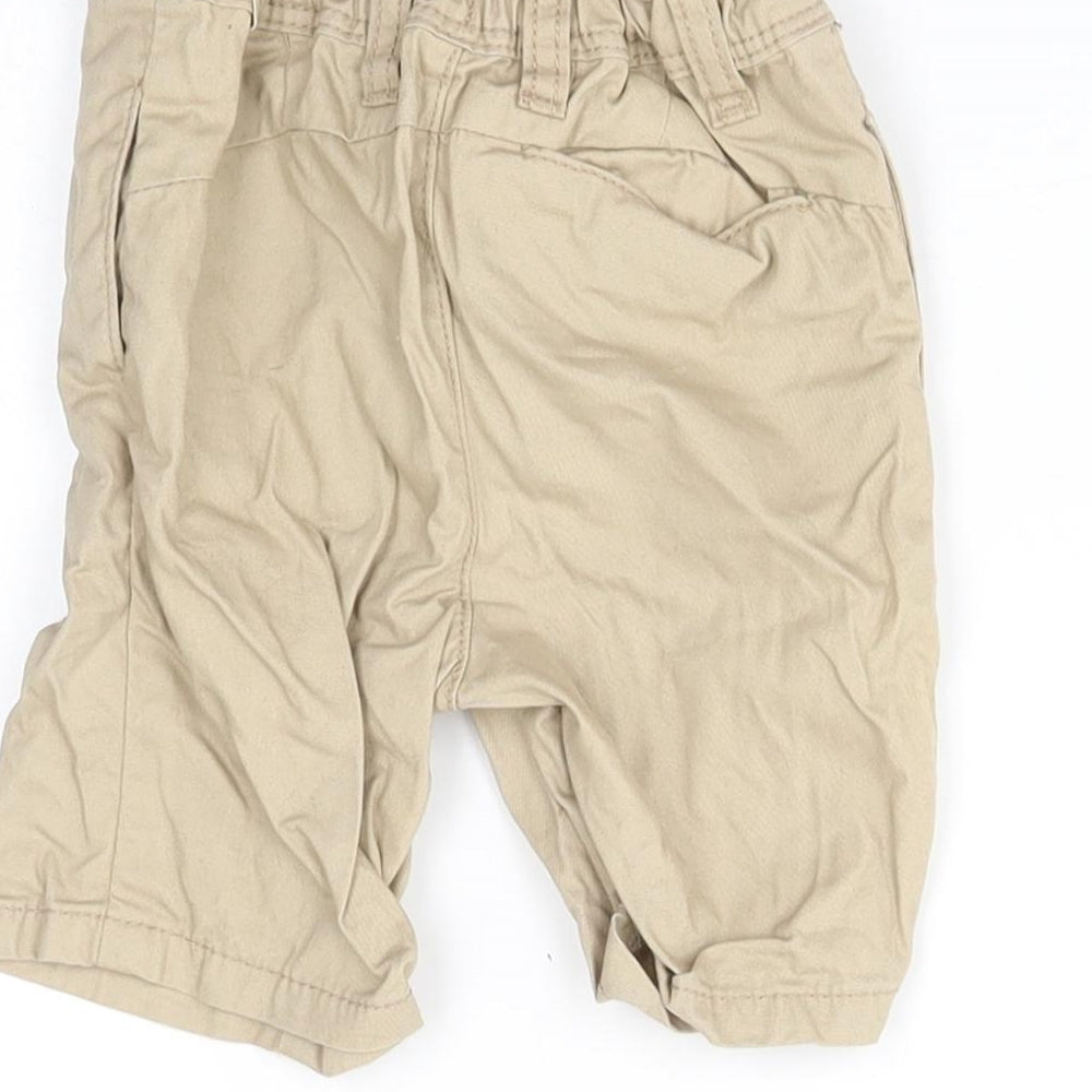 Matalan Baby Beige Cropped Trousers Size 9-12 Months - shorts
