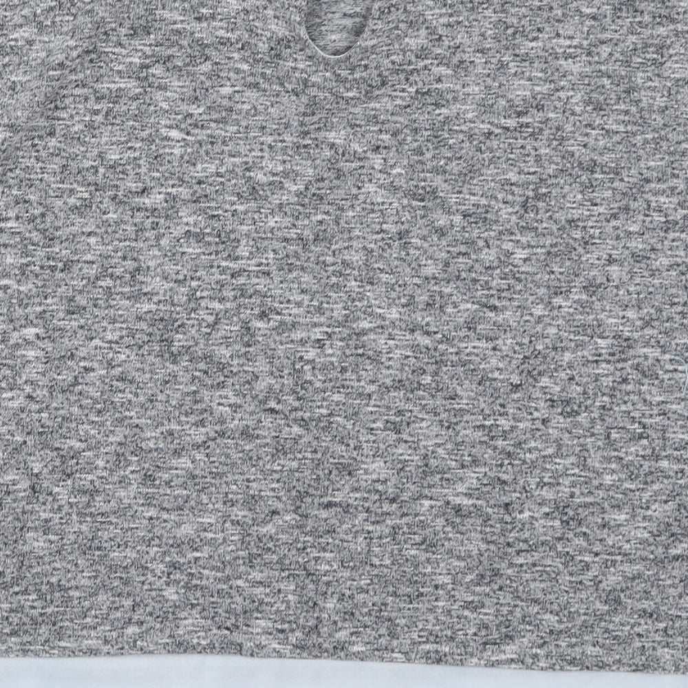 F&F Womens Grey Basic T-Shirt Size 10
