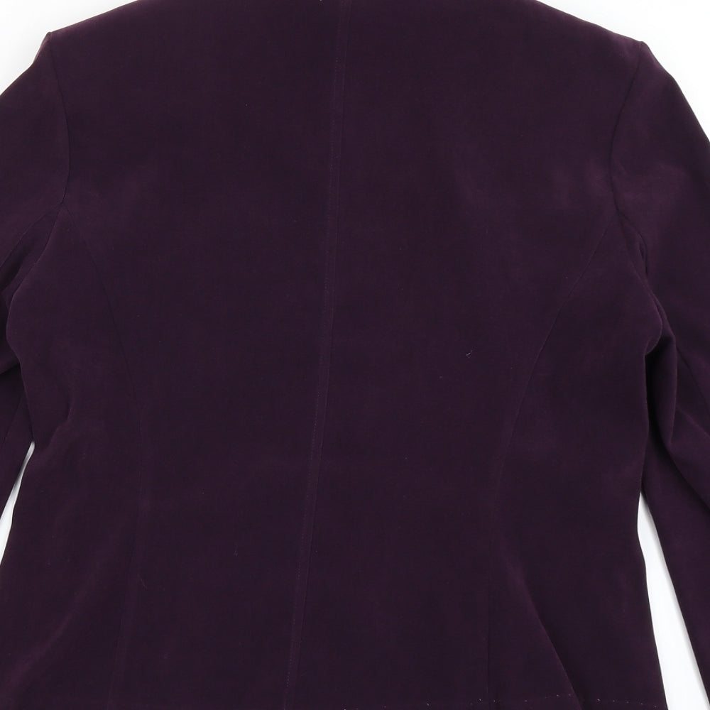Select Womens Purple Jacket Size 14