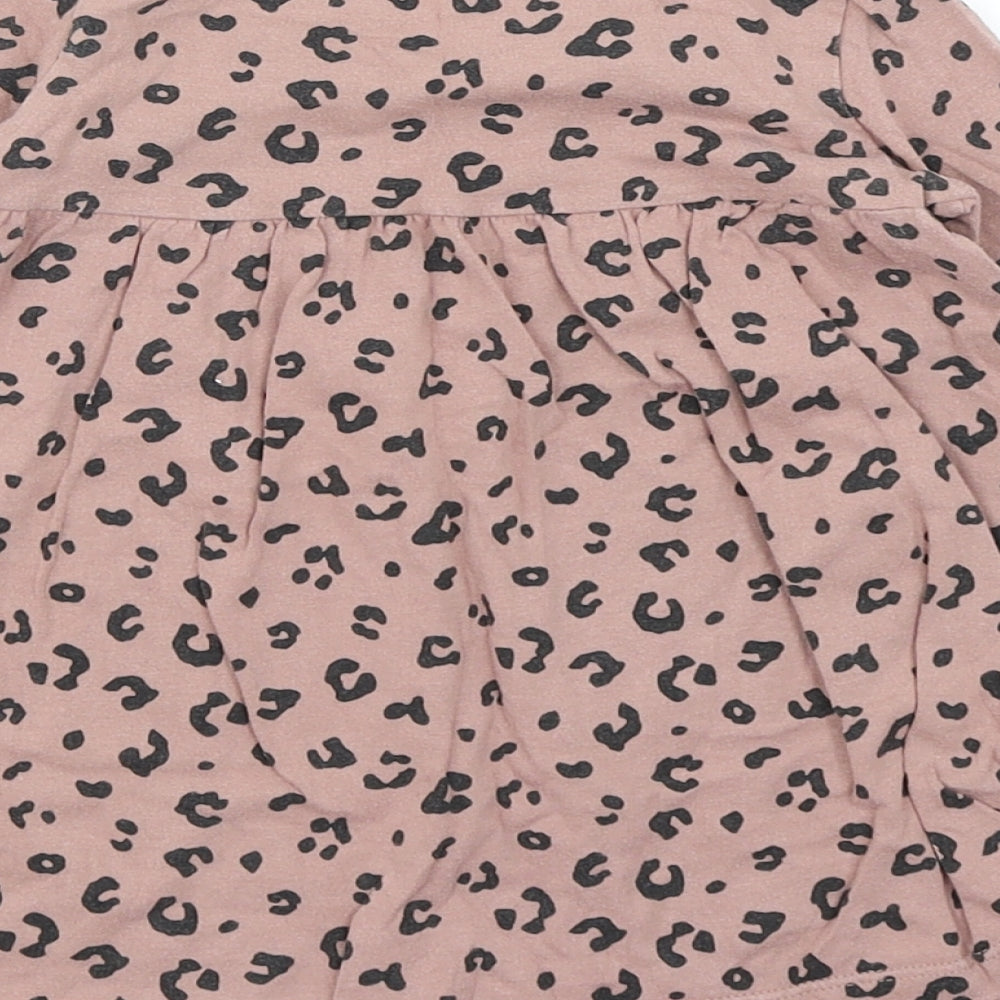 F&F Girls Brown Animal Print A-Line Size 9-12 Months