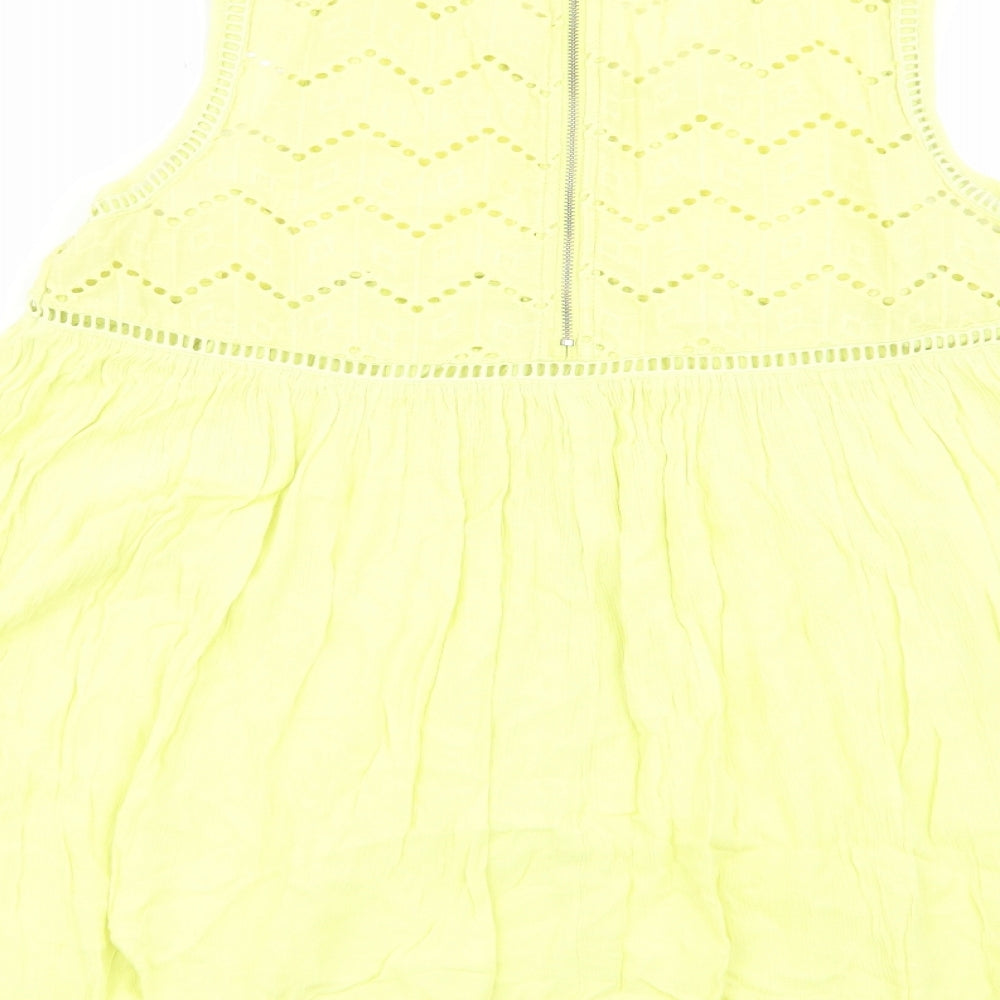 Asda George Womens Yellow Basic Tank Size 12