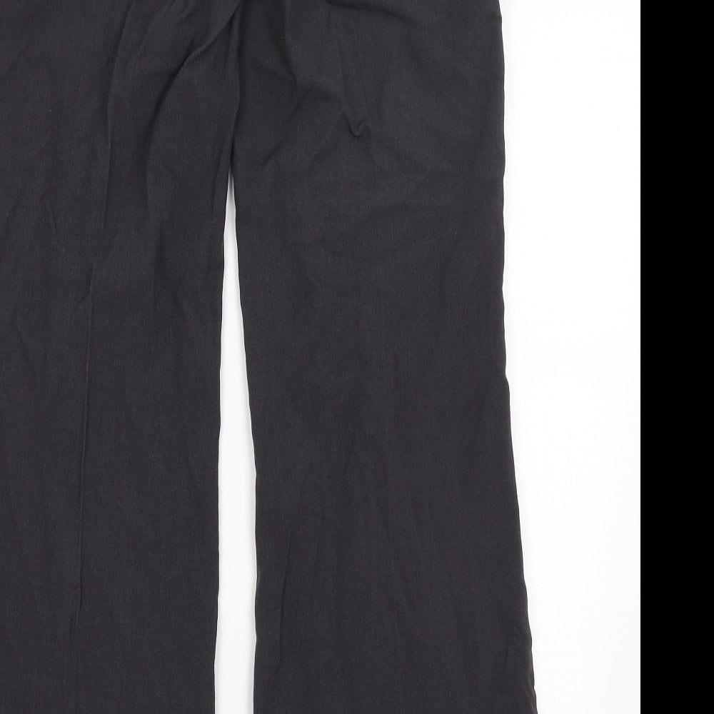 New Look Womens Grey Dress Pants Trousers Size 10 L29.5 in